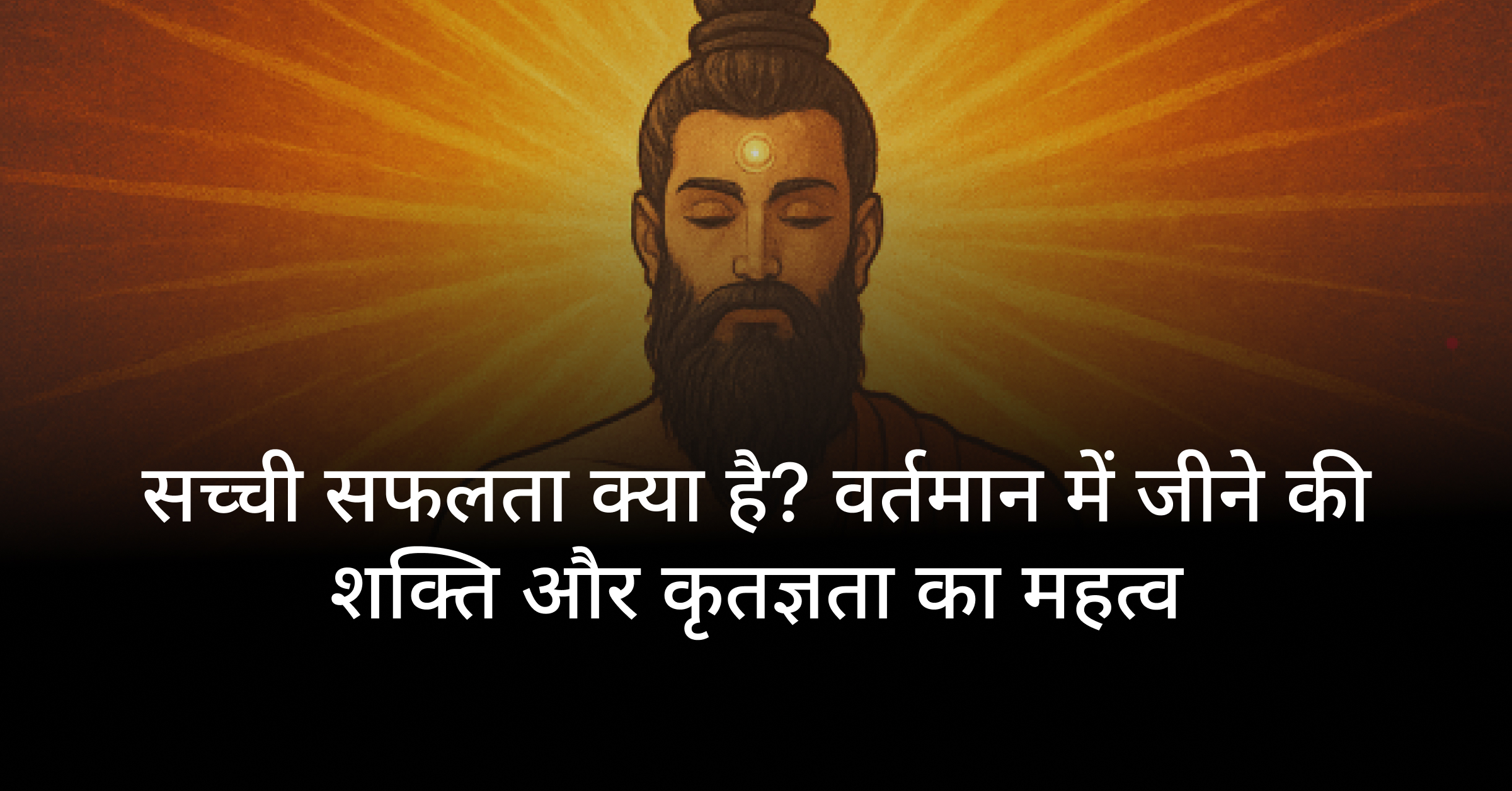 सच्ची सफलता क्या है? वर्तमान में जीने की शक्ति और कृतज्ञता का महत्व